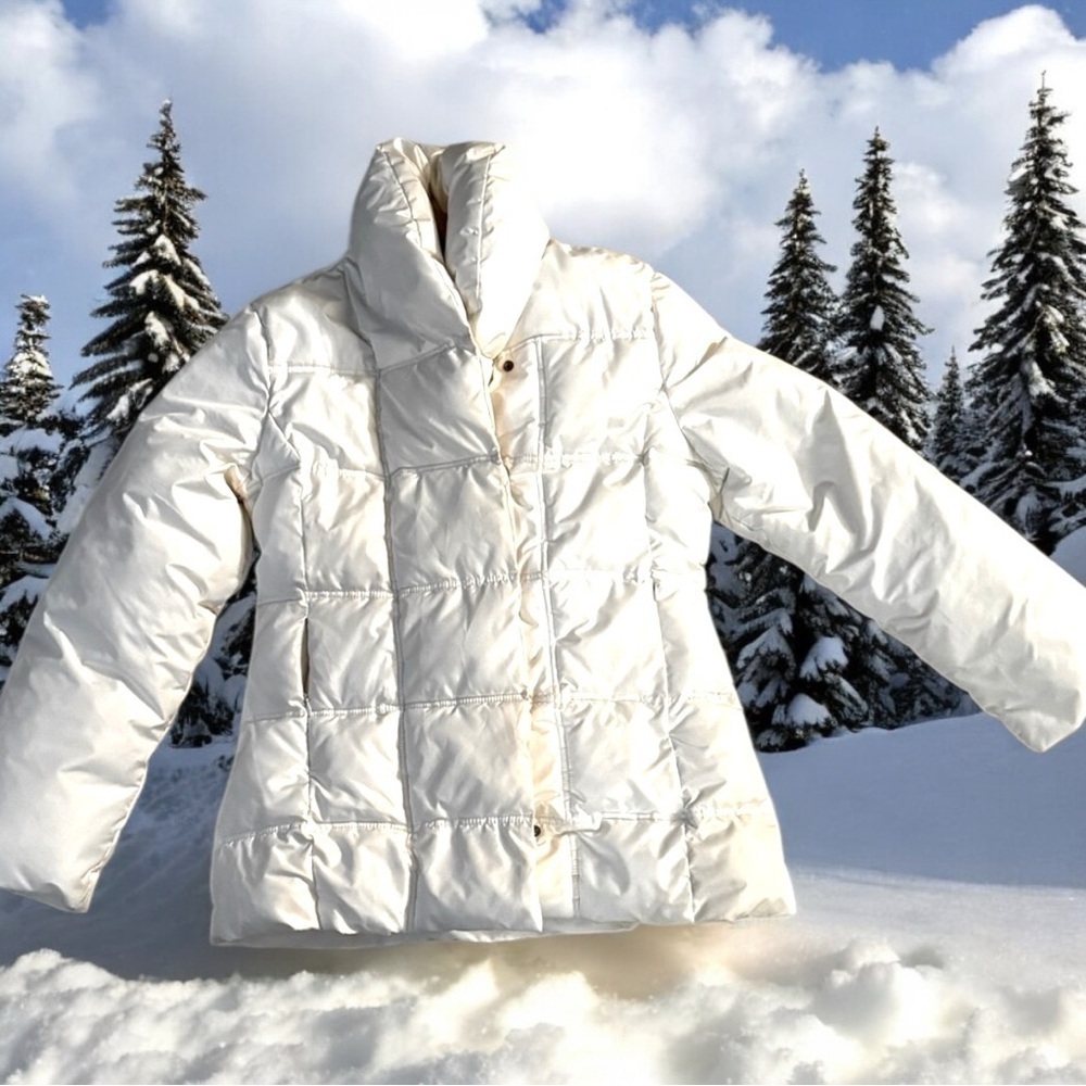 Steve Madden Small Winter White Puffer Jacket
